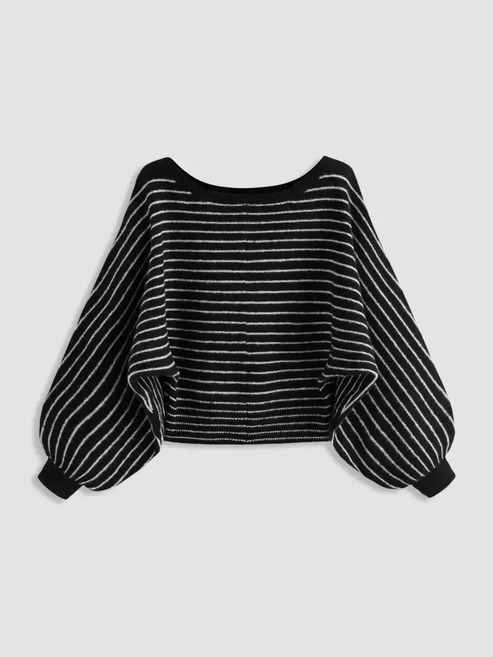 Notched Collar Oversized Blazer