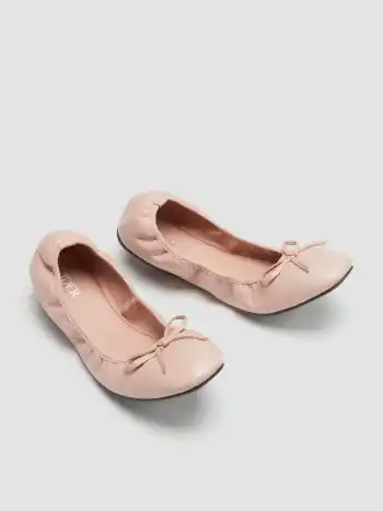 Schleifen Mary Jane Flats