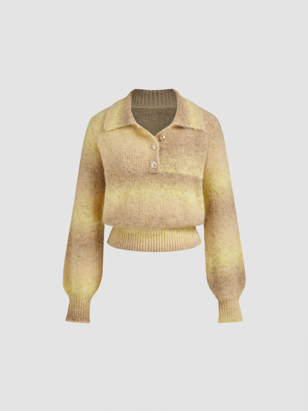 Wool-blend Gradient Oversized Sweater