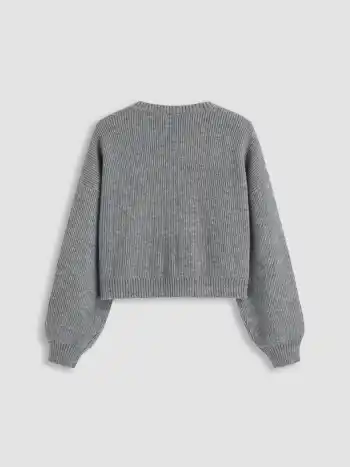 Cardigan Maille Uni à Nouer Devant Curve & Plus