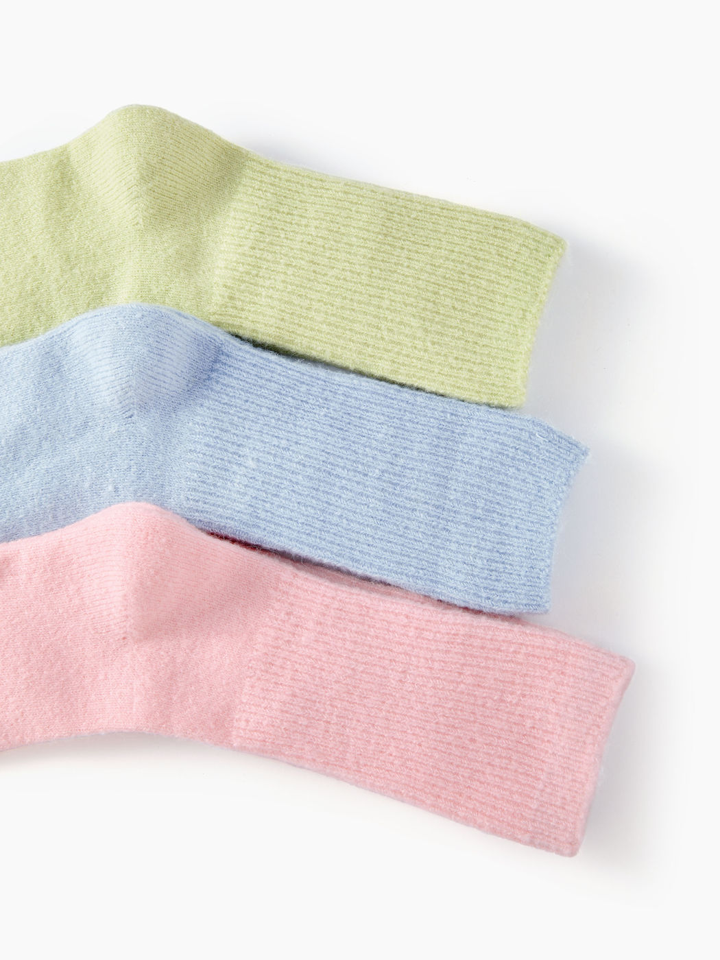 3 PAIRS WOOL CREW SOCKS