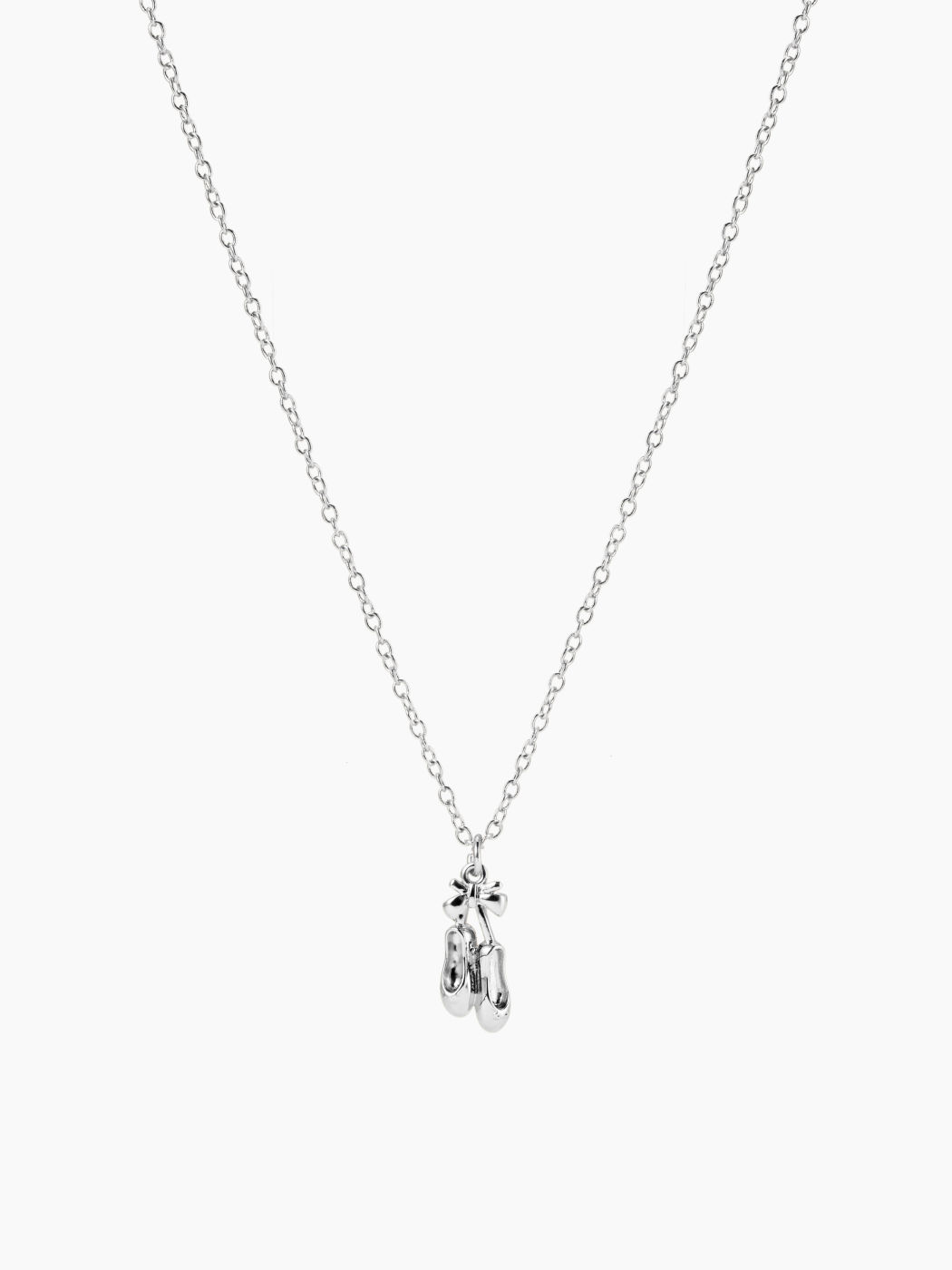 BOWKNOT BALLET SHOES PENDANT NECKLACE