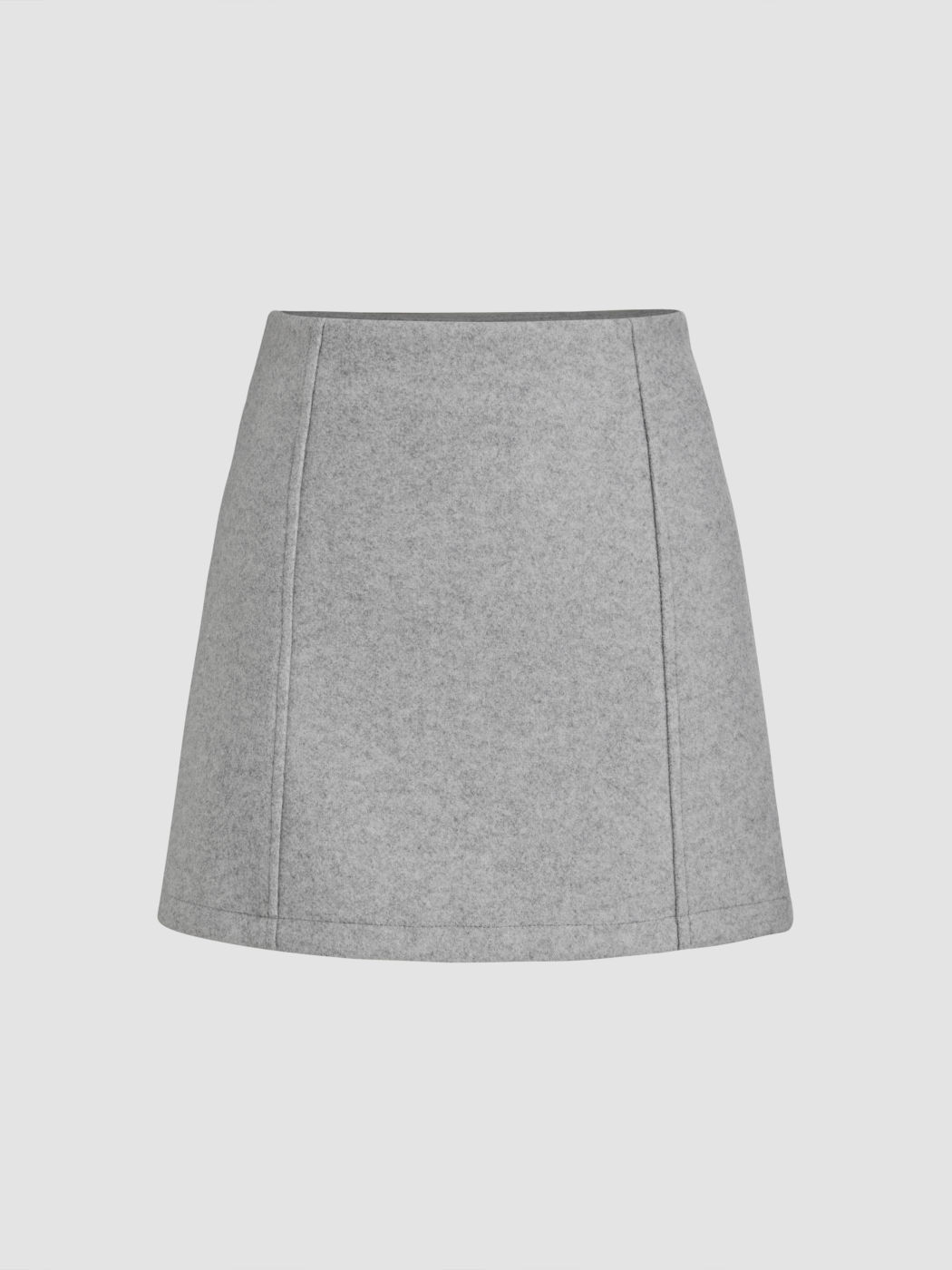 Minigonna a vita media in lana