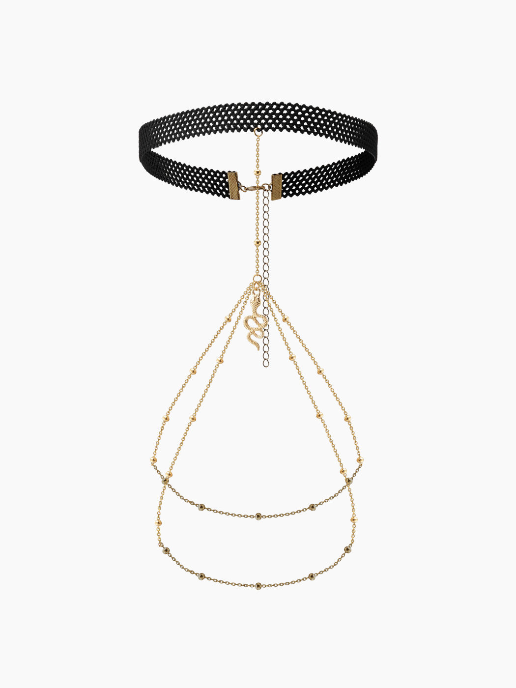 SNAKE DESIGN MULTI-LAYERED THIGH CHAIN
