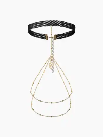 CATENA COSCIA MULTISTRATO CON DESIGN A SERPENTE