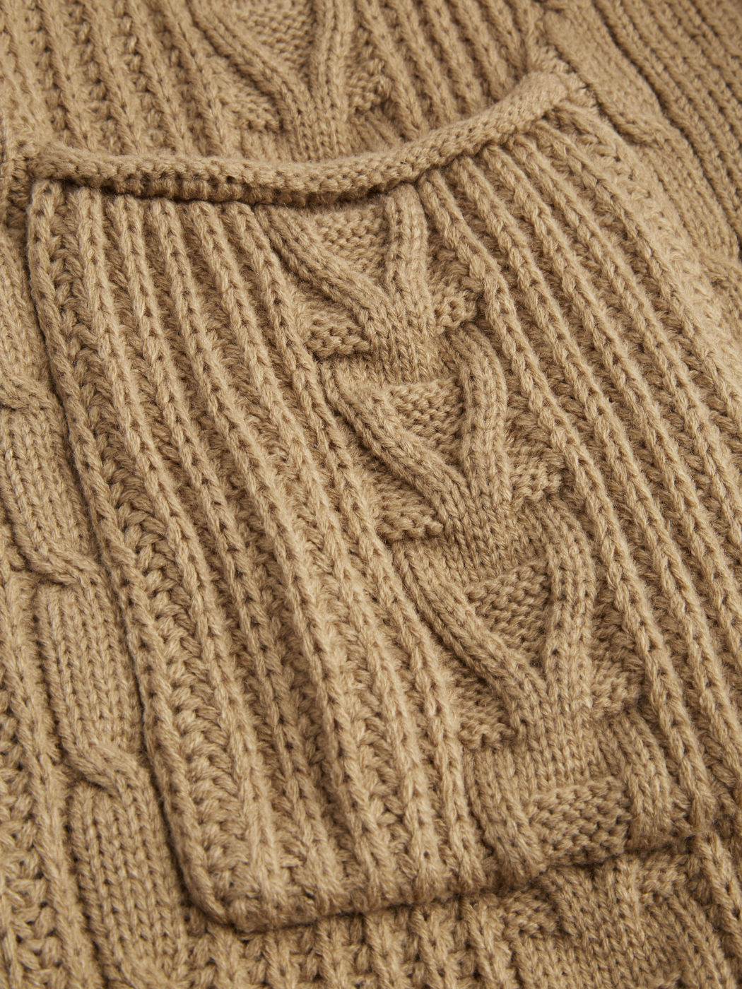 Cable Knit Oversized Longline Cardigan