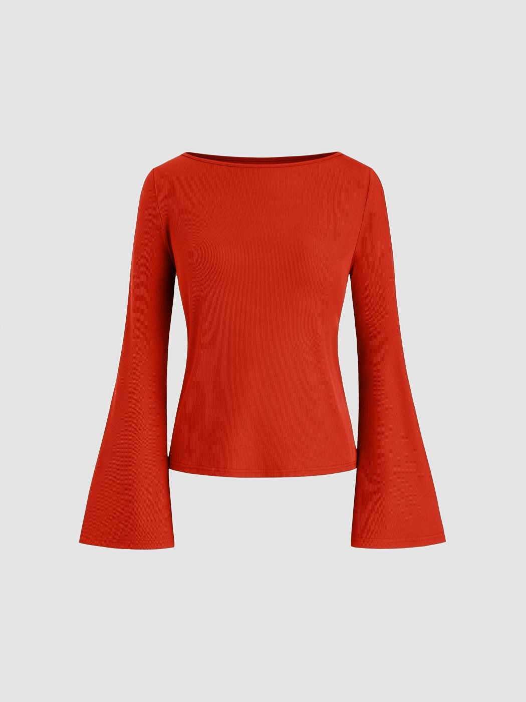Boat Neck Oversized Bell Sleeve Tee