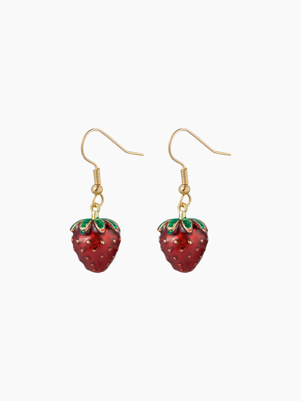STRAWBERRY DROP EARRINGS