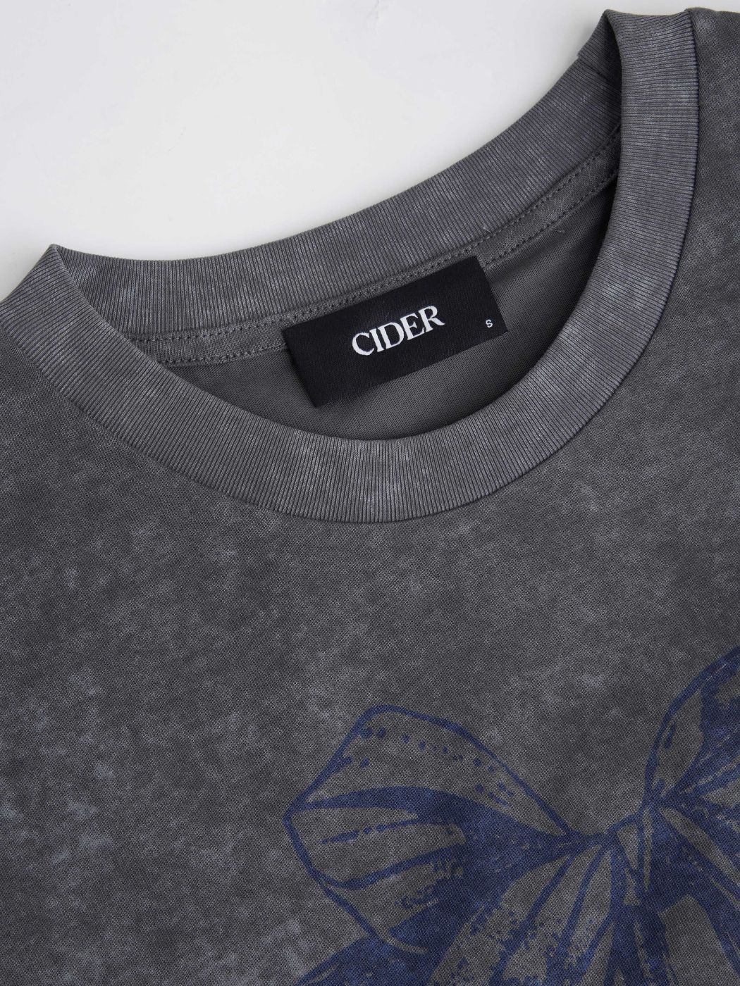 Round Neckline Bowknot Oversized Sweatshirt