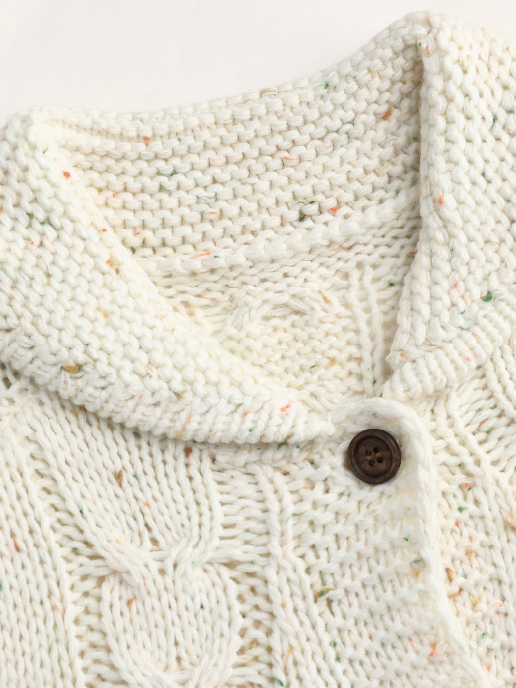 Cable Knit Pocket Cardigan