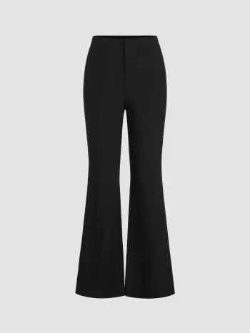 Pantaloni svasati a vita media