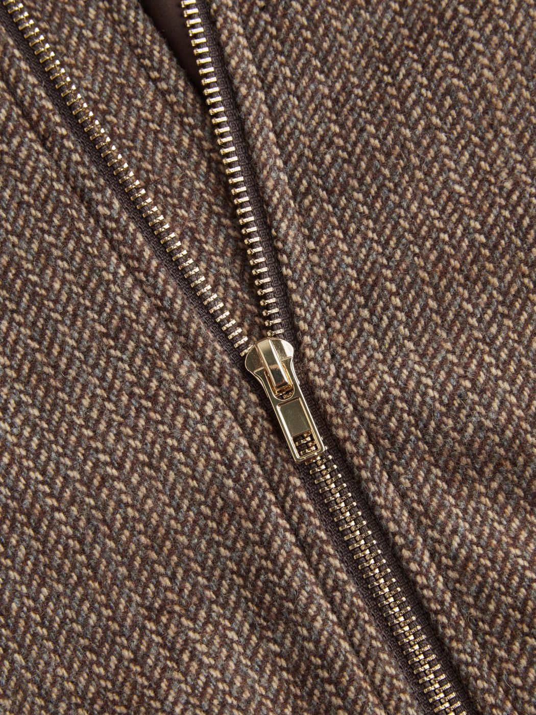 Wollähnliche Stehkragen Oversized Jacken