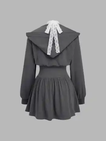 Halterspitze Korsett Minikleid