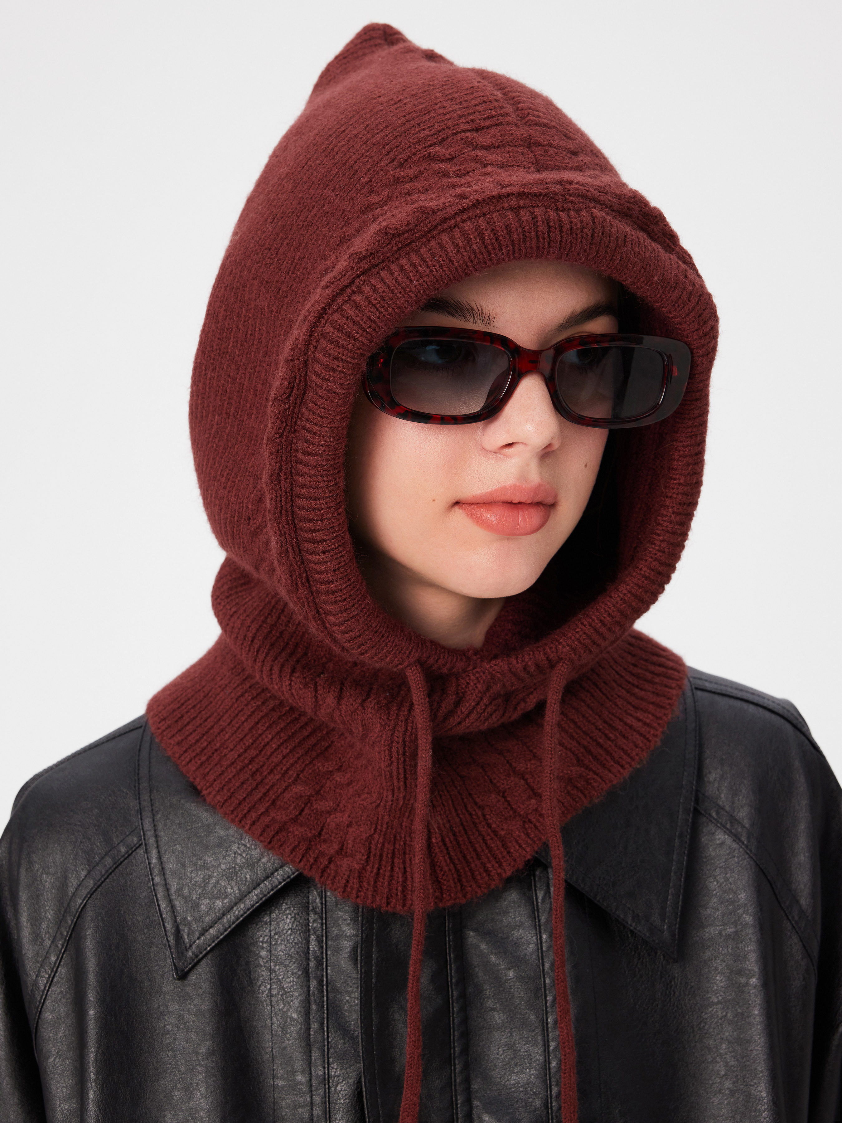 ウール混紡 ニット帽とスカーフセット ウール – yourwear