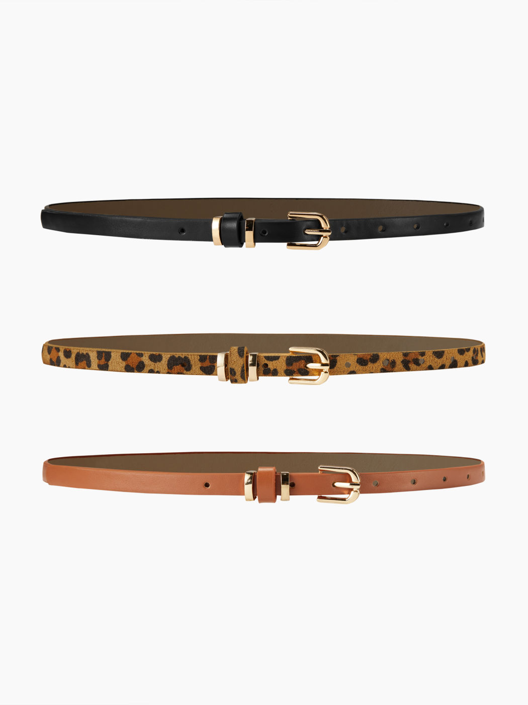3PCS MODERN SLIM BELT