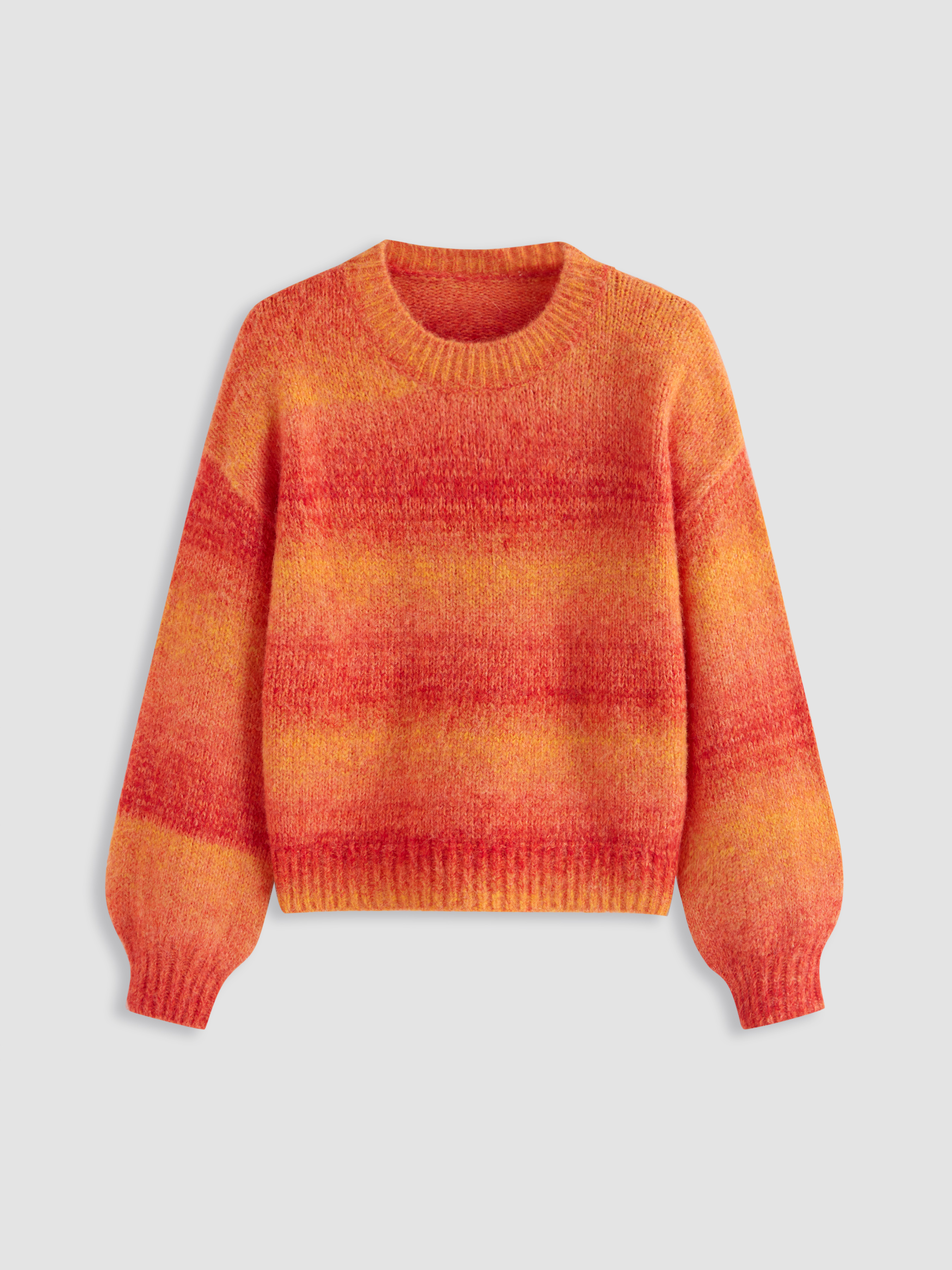 Nordstrom Caslon Pink Orange Ombré hotsell Striped Sweater