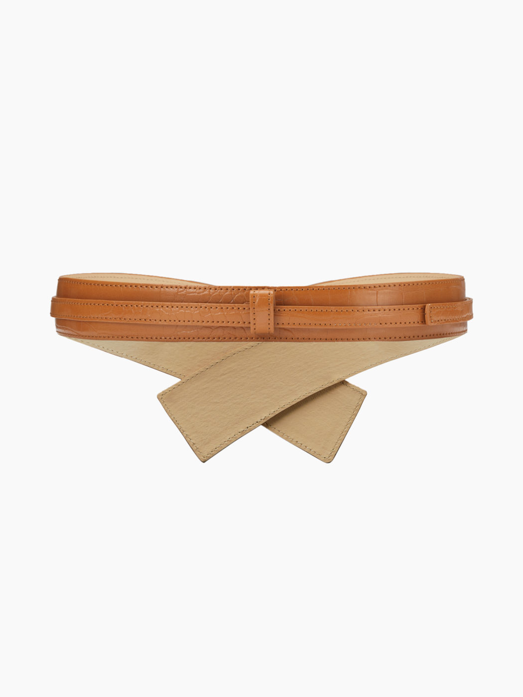 CINTURA CORSETTO CON MOTIVO A COCCODRILLO