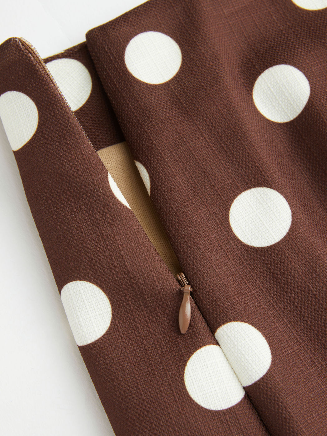 Low Rise Polka Dot Mini Skirt