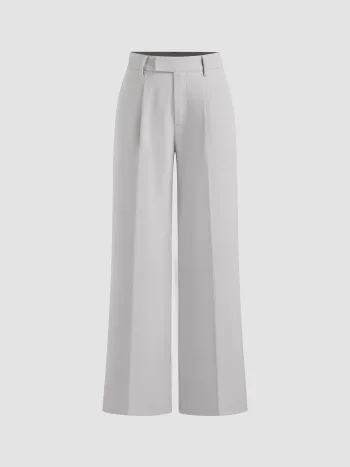 Mittelhohe Taschen Gerade Hosen