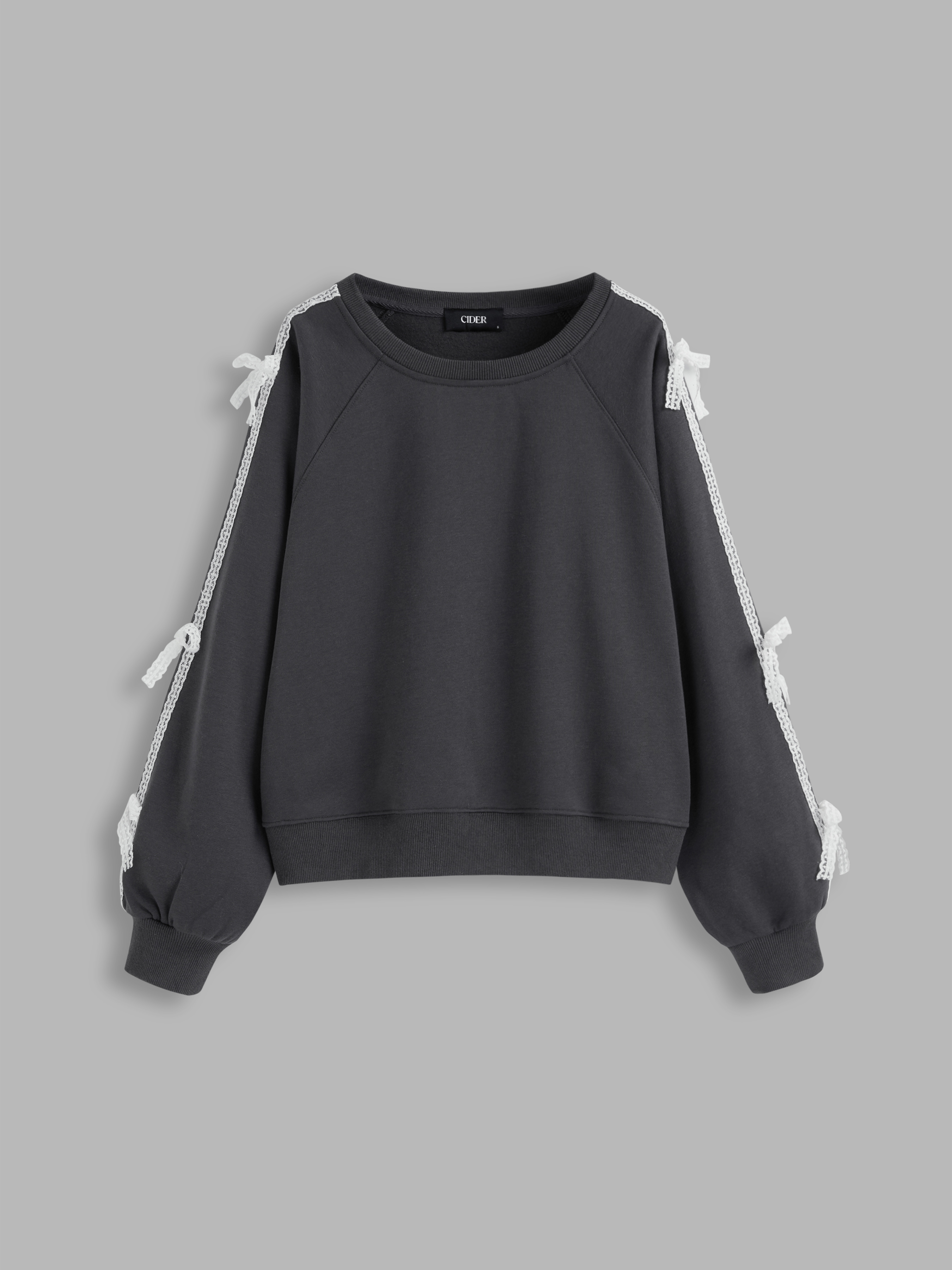 Pre-Order Bowknot Knitted Round Neck Fashion Sweater