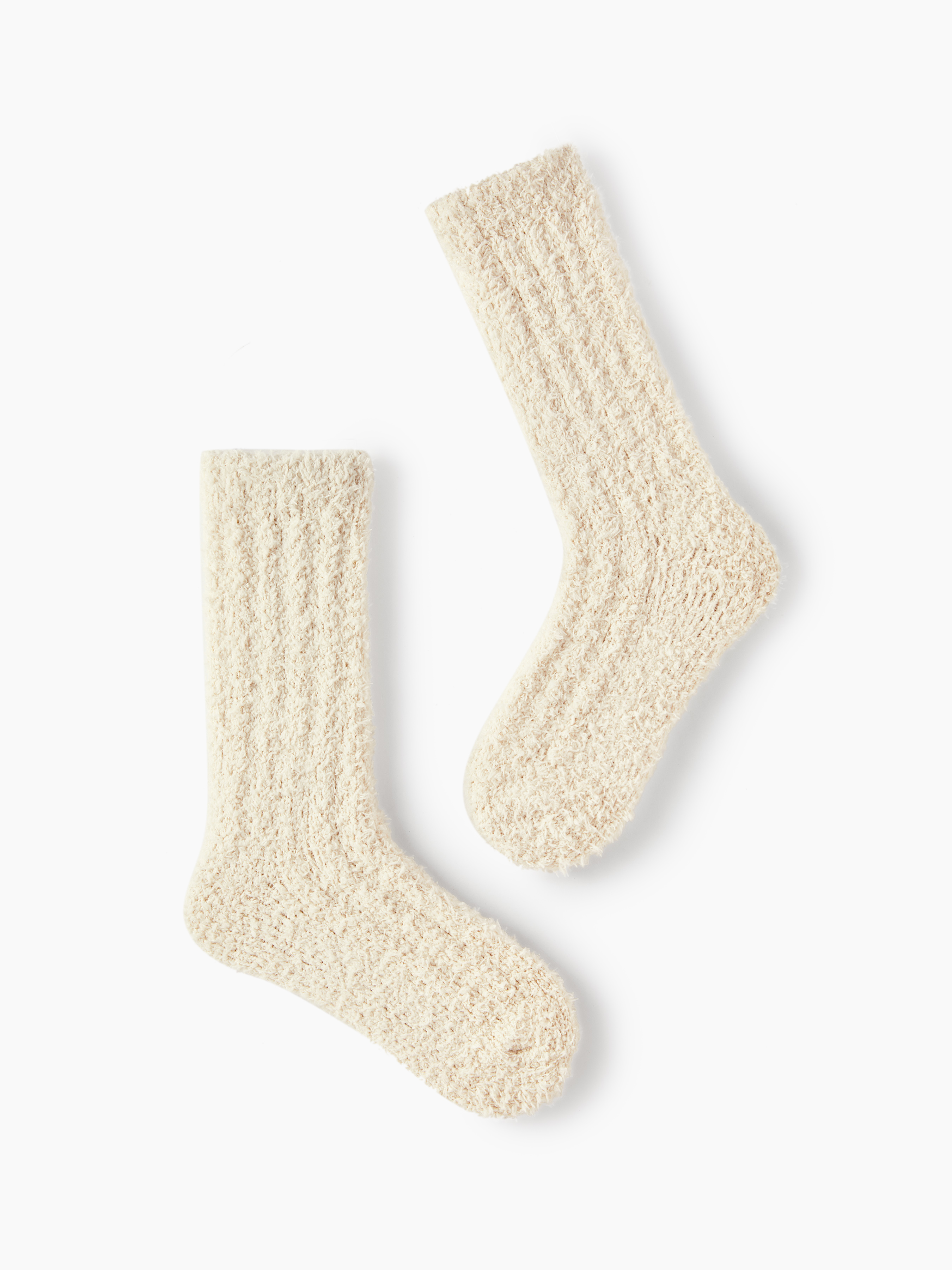 3 PAIRS CORAL FLEECE CREW SOCKS For Daily Casual