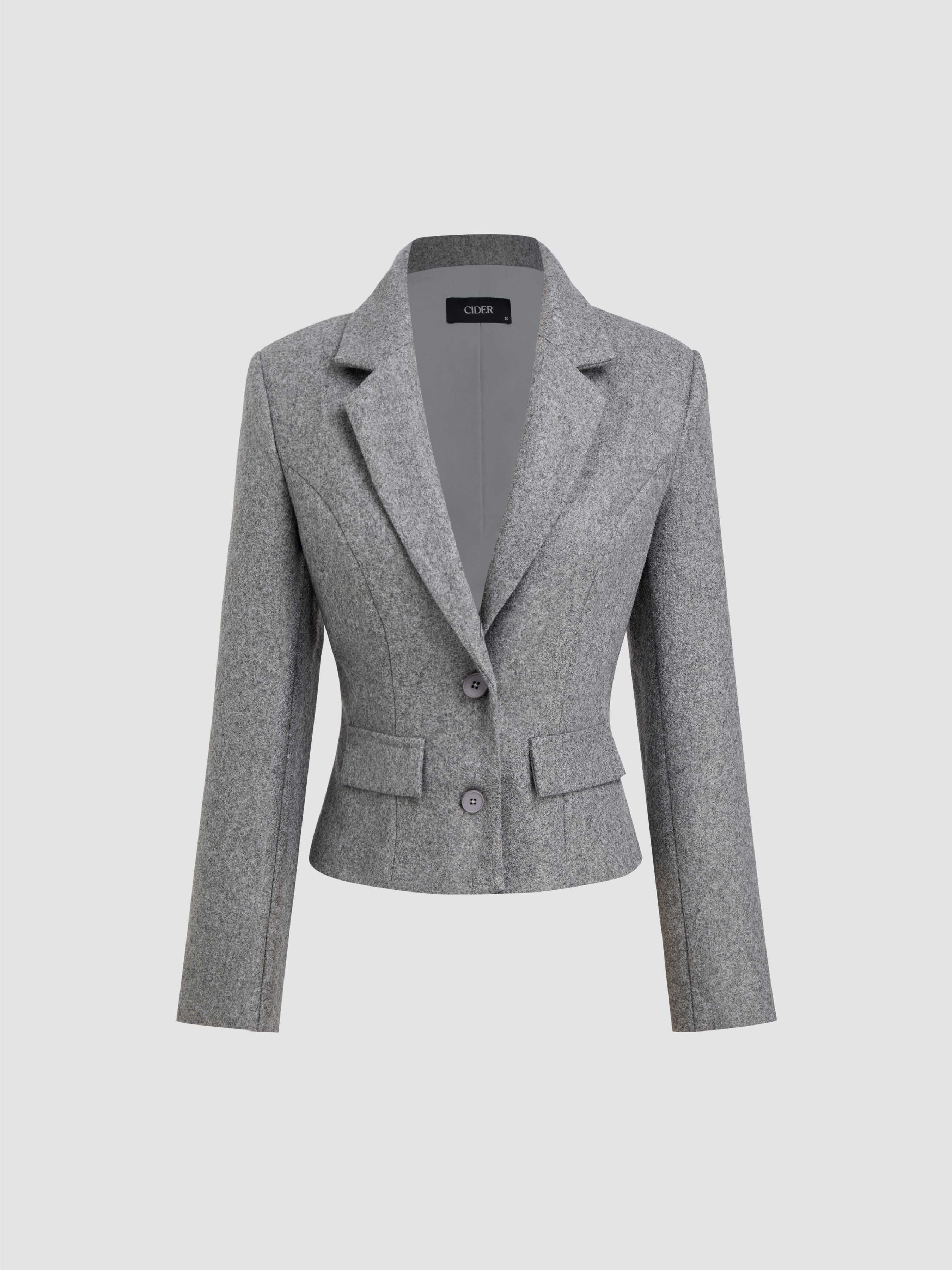【on&on】Detachable Collar Tweed Cropped Jacket_2colors Amazon.com: Women Tweed Jacket Frayed Cropped Crew Neck