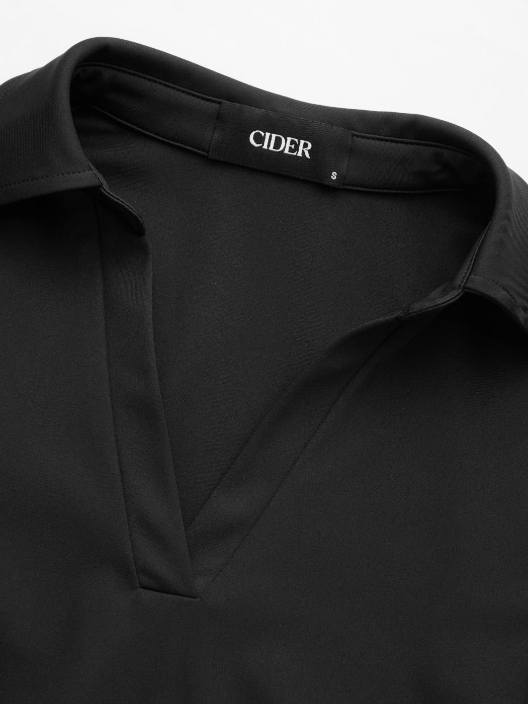 Jersey V-Ausschnitt Rüschen Maxikleid