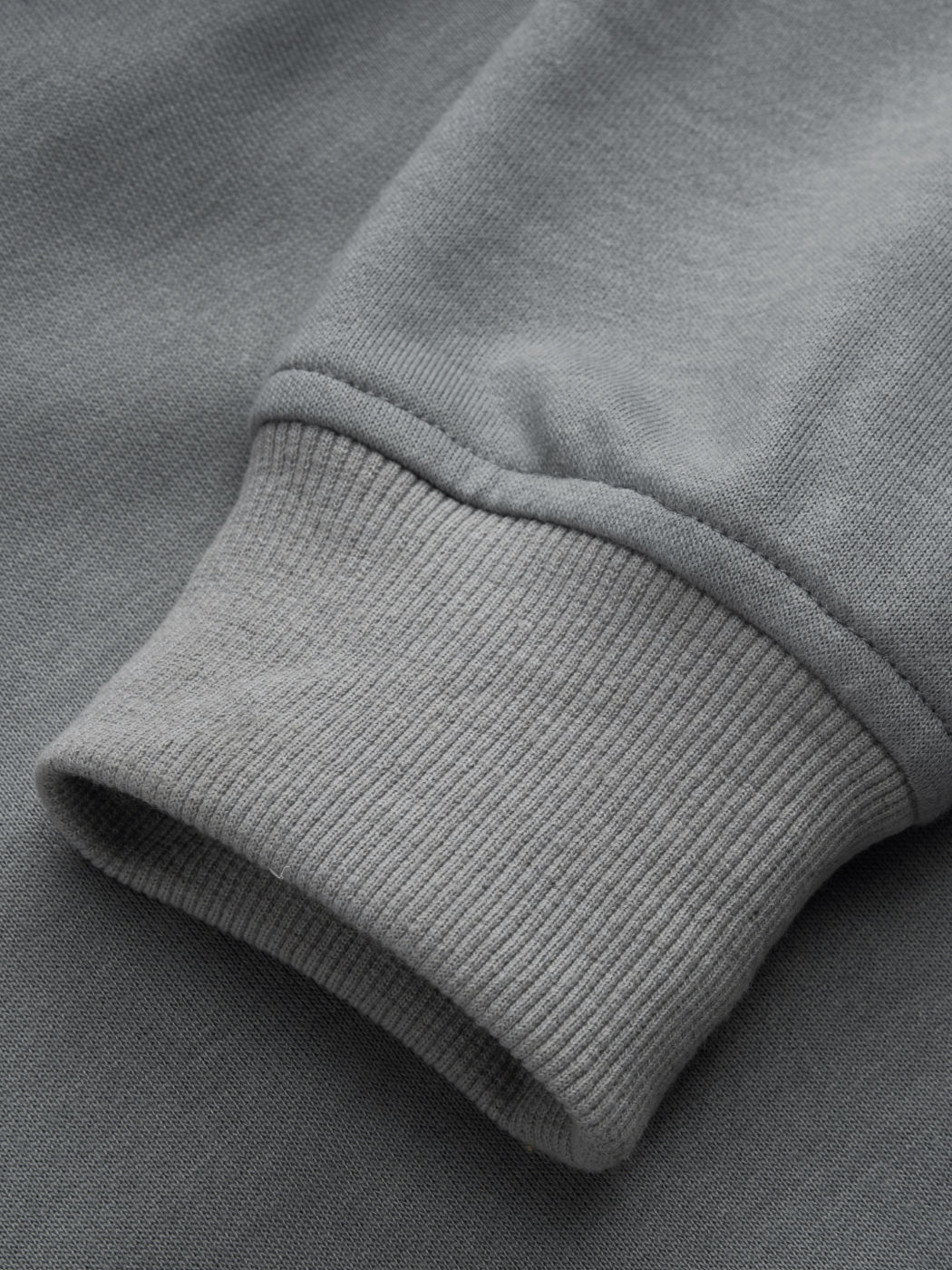Terry Collar Crop Sweatshirt