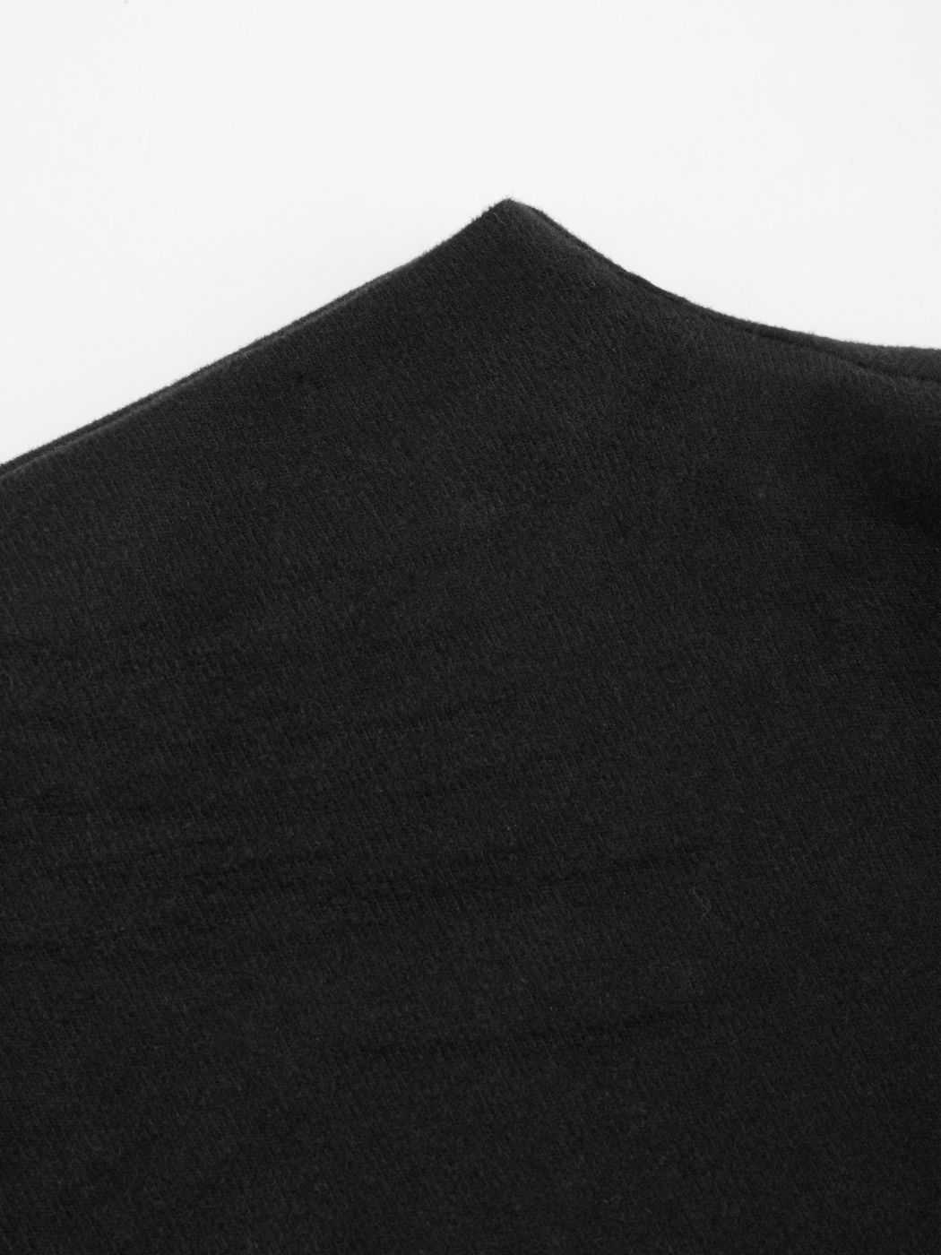 Thermal Cotton-blend Stand Collar Long Sleeve Tee Curve & Plus