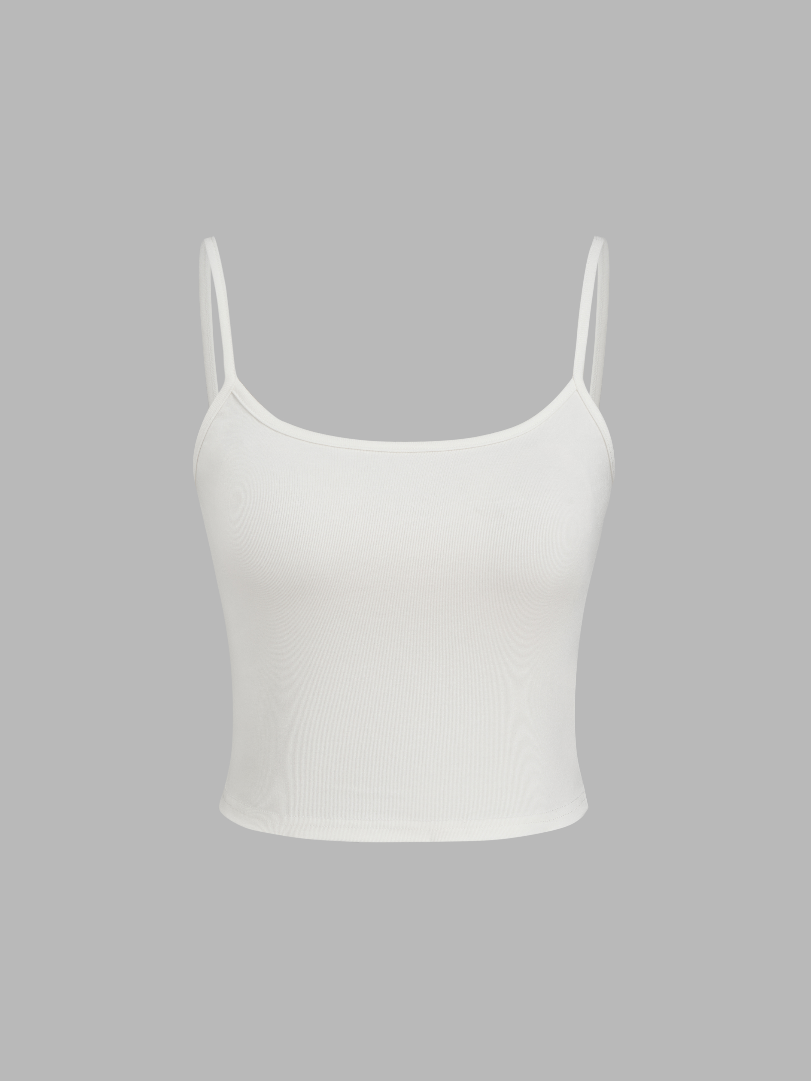 Woven Side Striped Bowknot Sweatshirt & Solid Cropped Cami