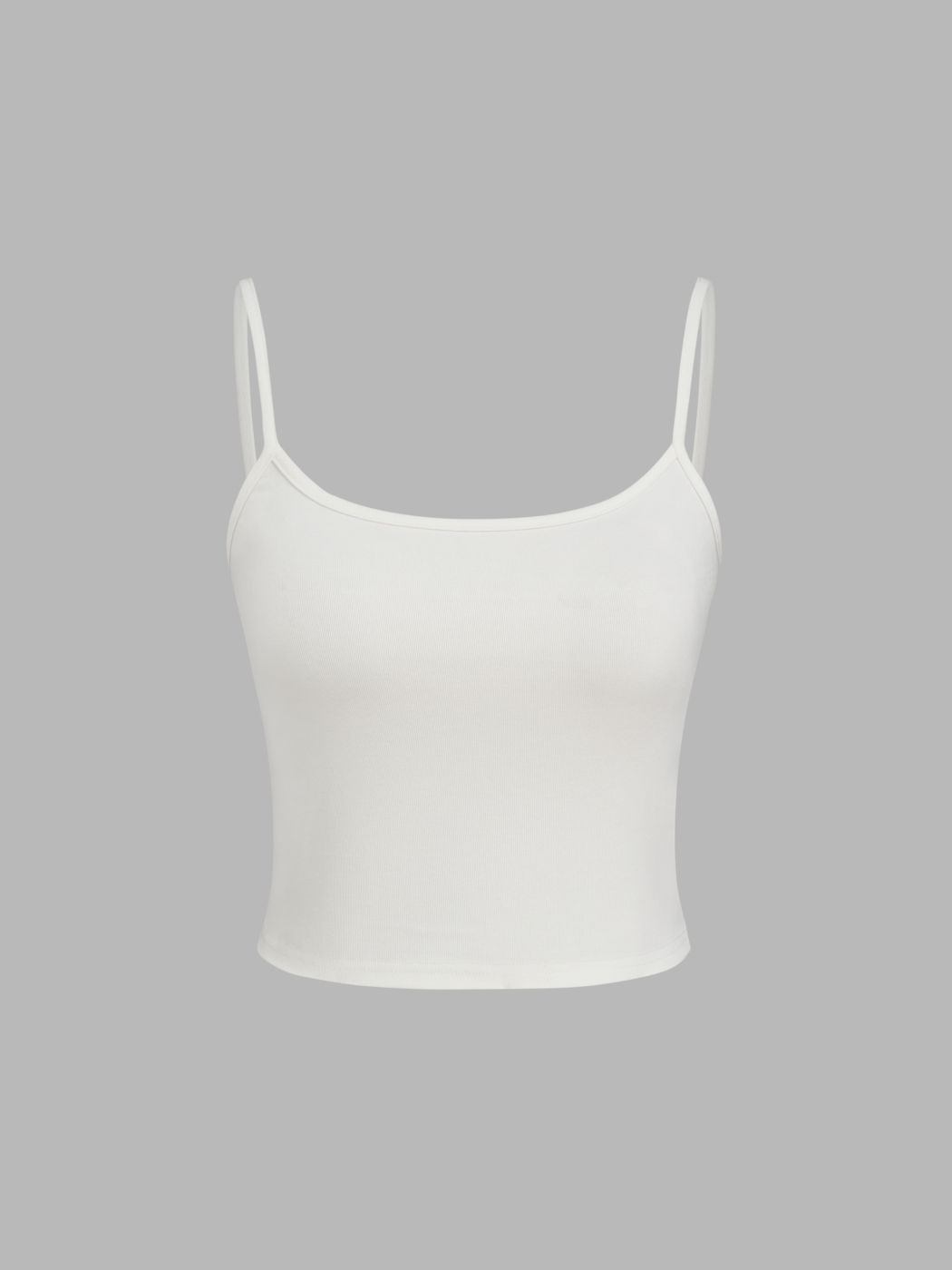 Side Striped Bowknot Sweatshirt & Solid Cropped Cami Top