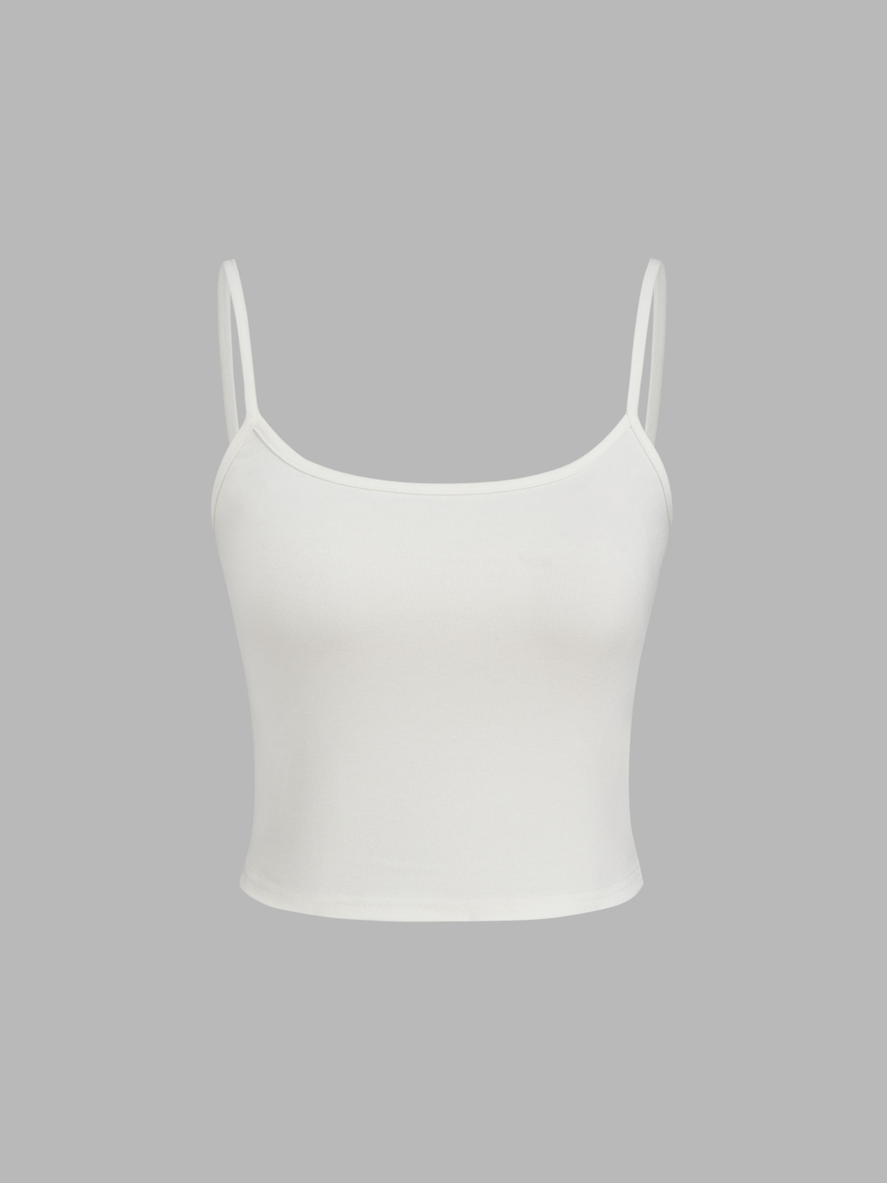 Side Striped Bowknot Sweatshirt & Solid Cropped Cami Top