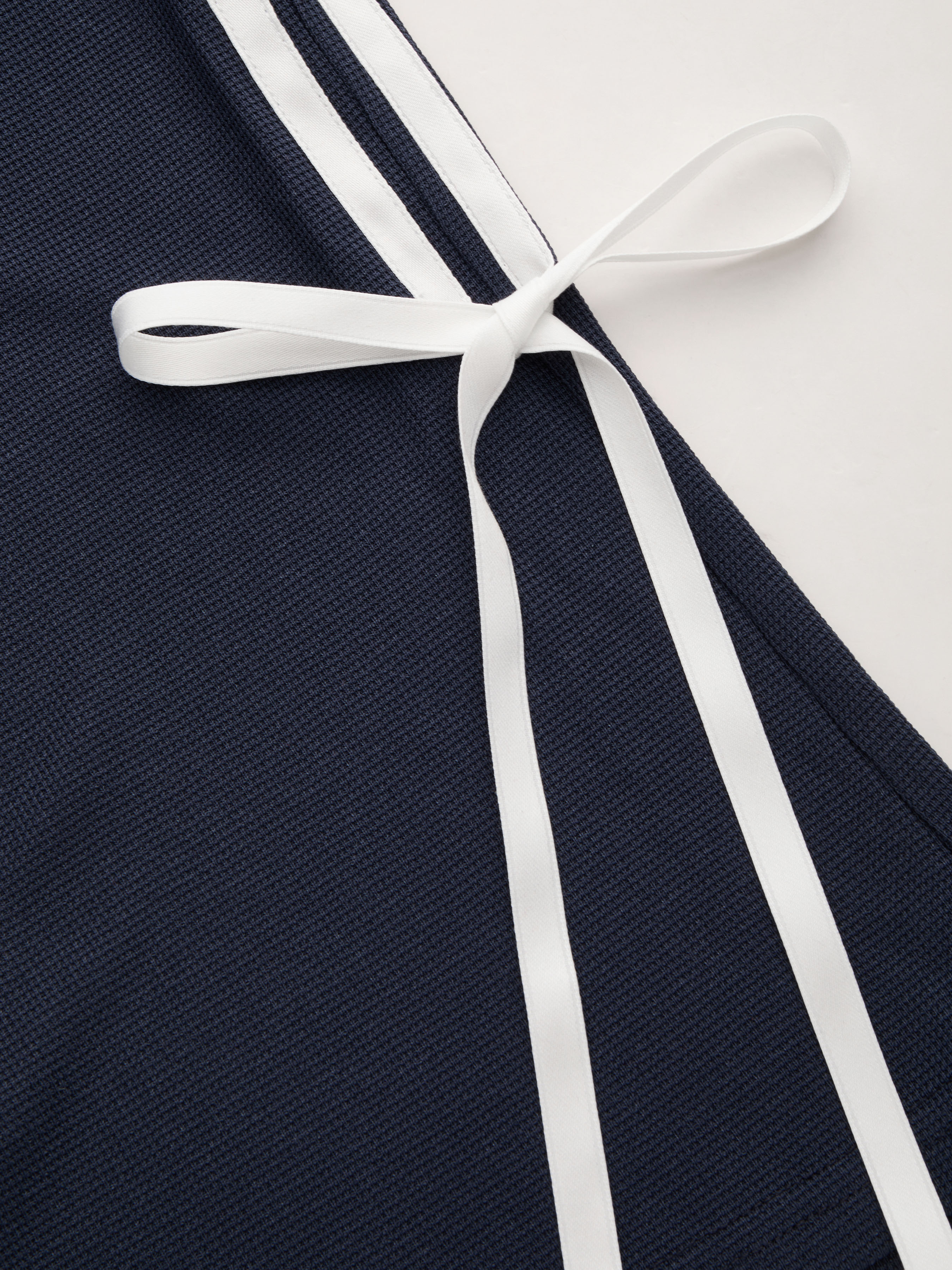 Side Striped Bowknot Sweatshirt & Solid Cropped Cami Top