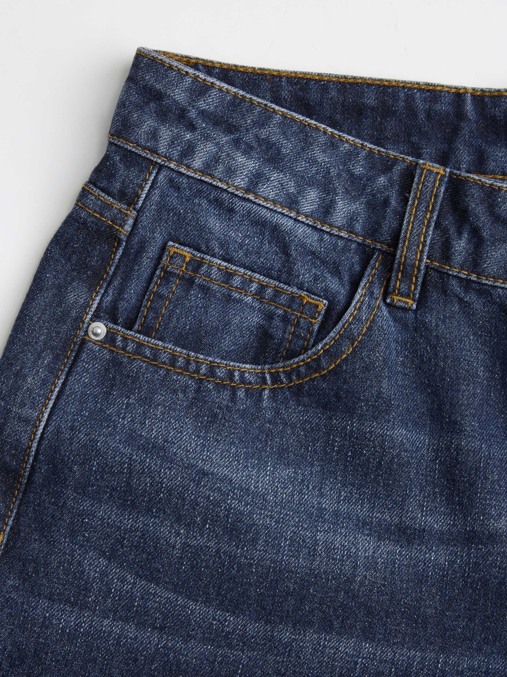 Denim Cider Denim Low Rise Solid Pocket Straight Leg Jeans For Daily Casual