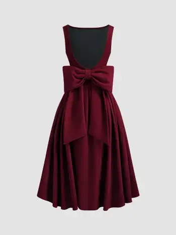 Jersey V-neck Knotted Ruched Glitter Cami Top