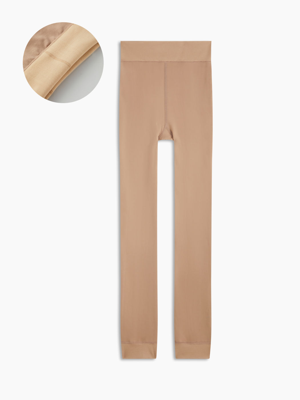 FLEECE LINED CROPPED TIGHTS