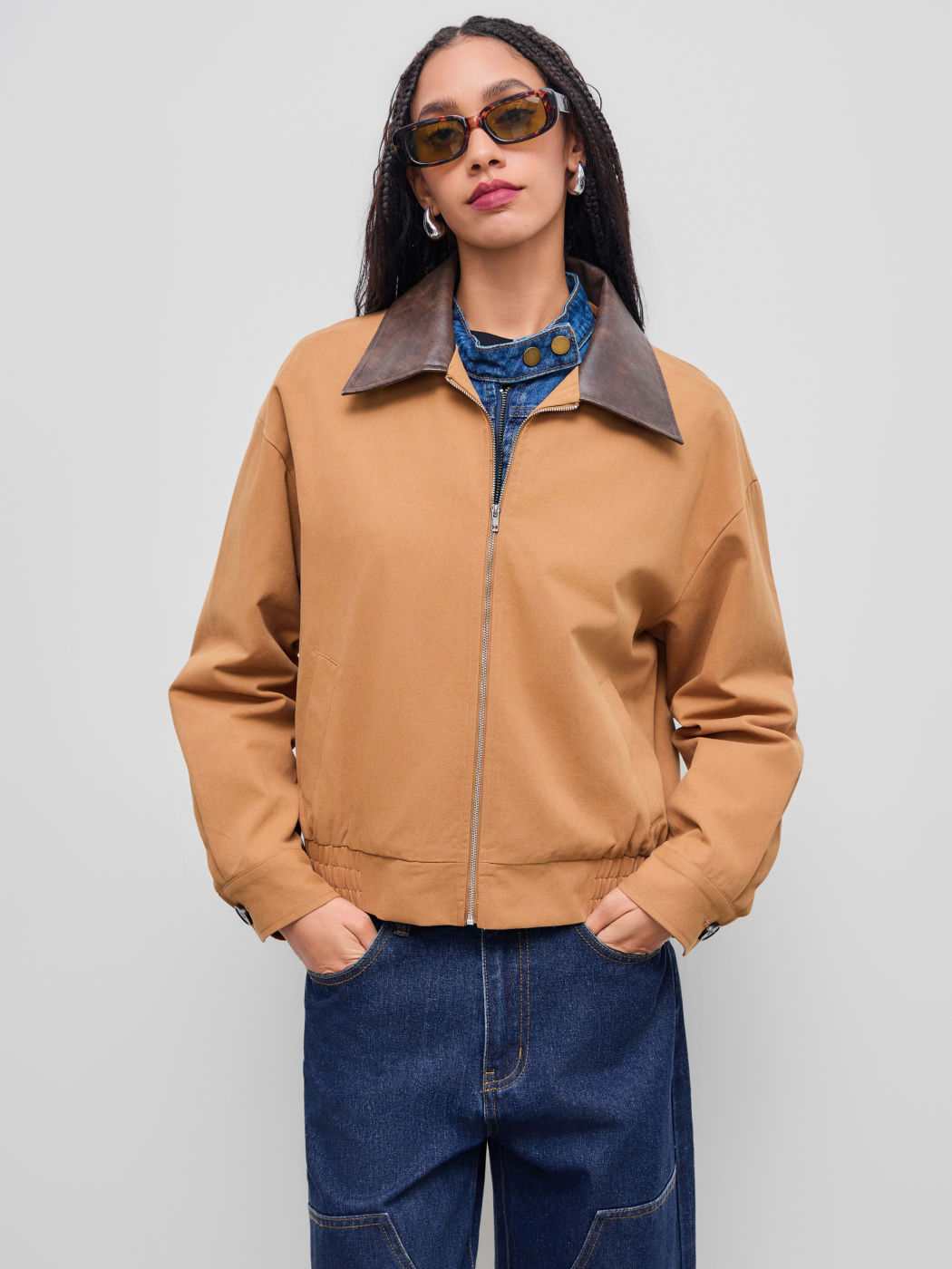 100% Cotton Collar Oversized Barn Jacket