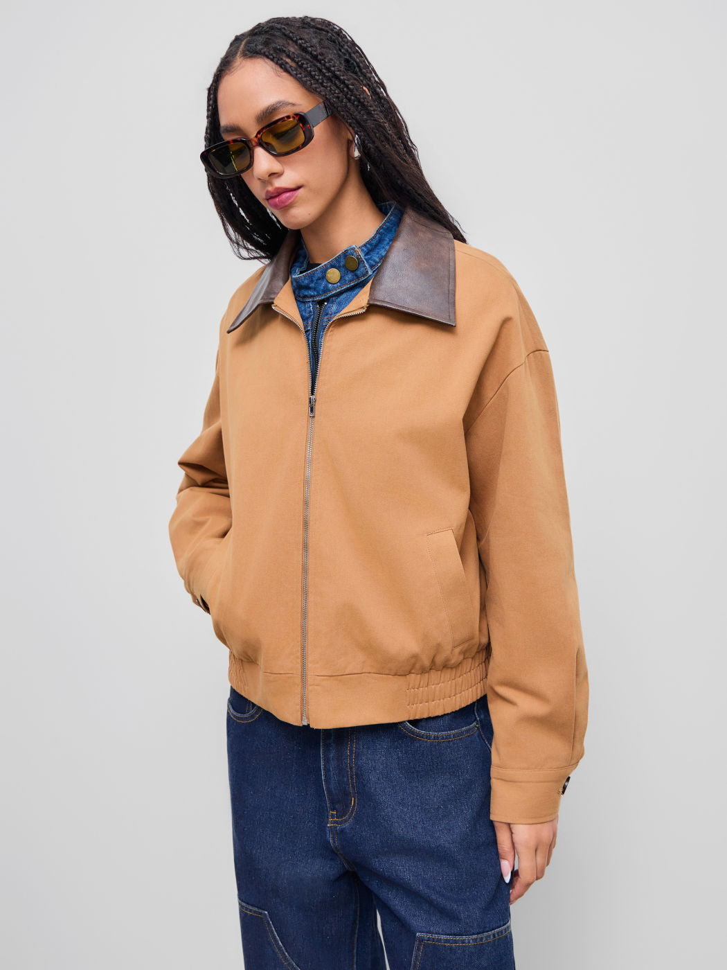 100% Cotton Collar Oversized Barn Jacket