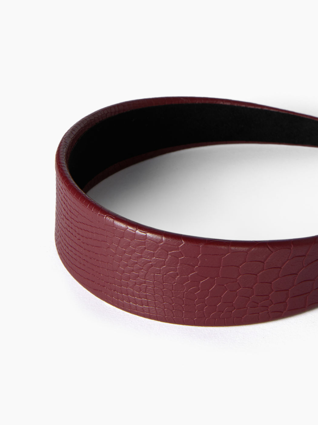 CROCODILE PATTERN WIDE HEADBAND