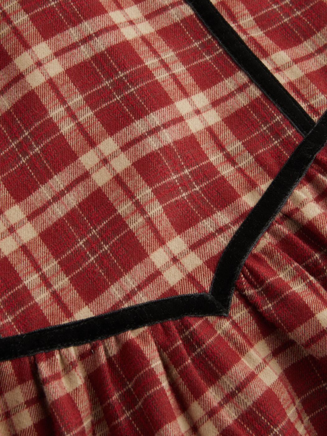 Sweetheart Plaid Knotted Maxi Dress