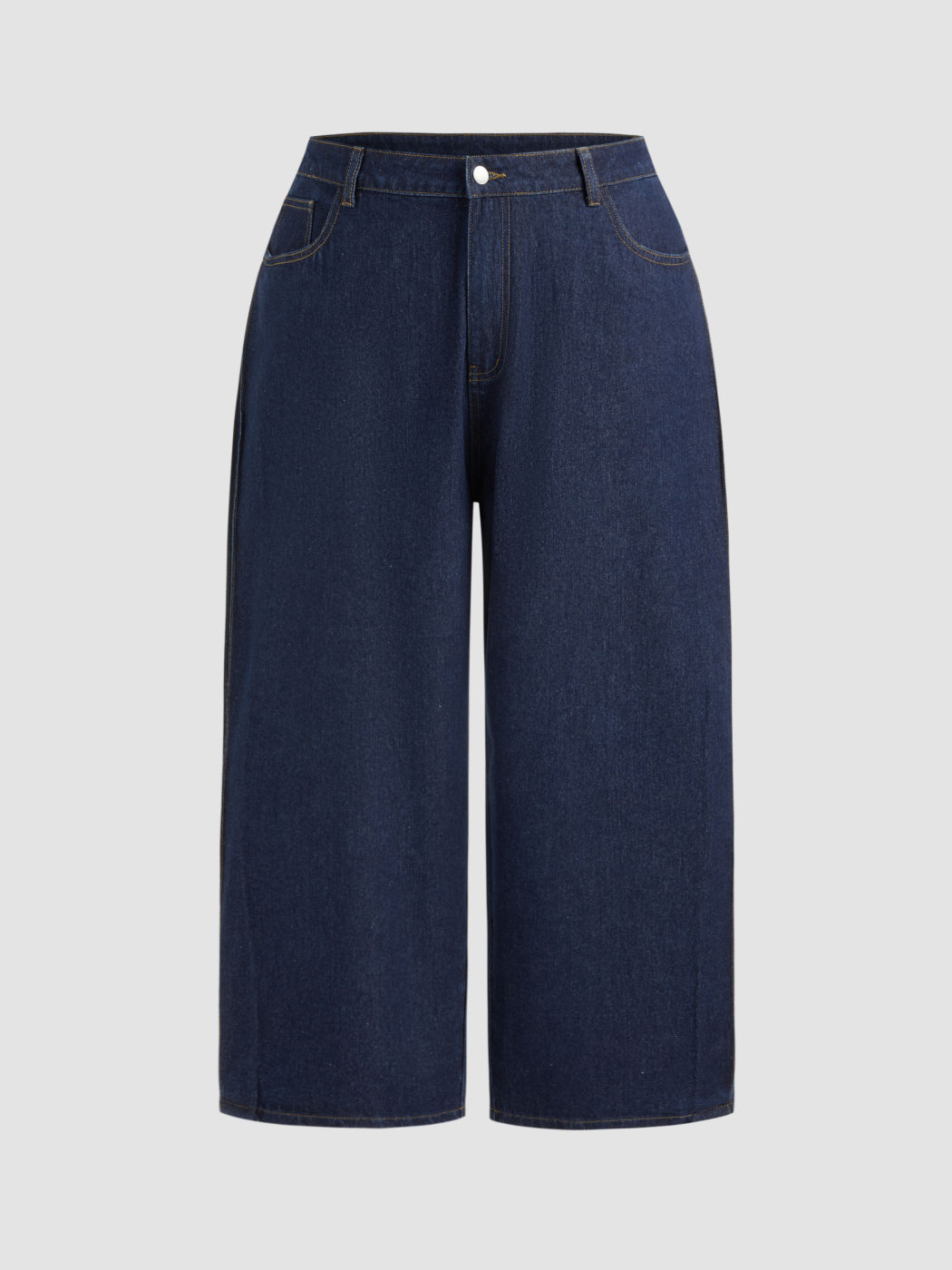 Cider Denim Mid Rise Pocket Baggy Jeans Curve & Plus