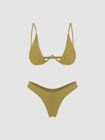 Set bikini mare con ferretto