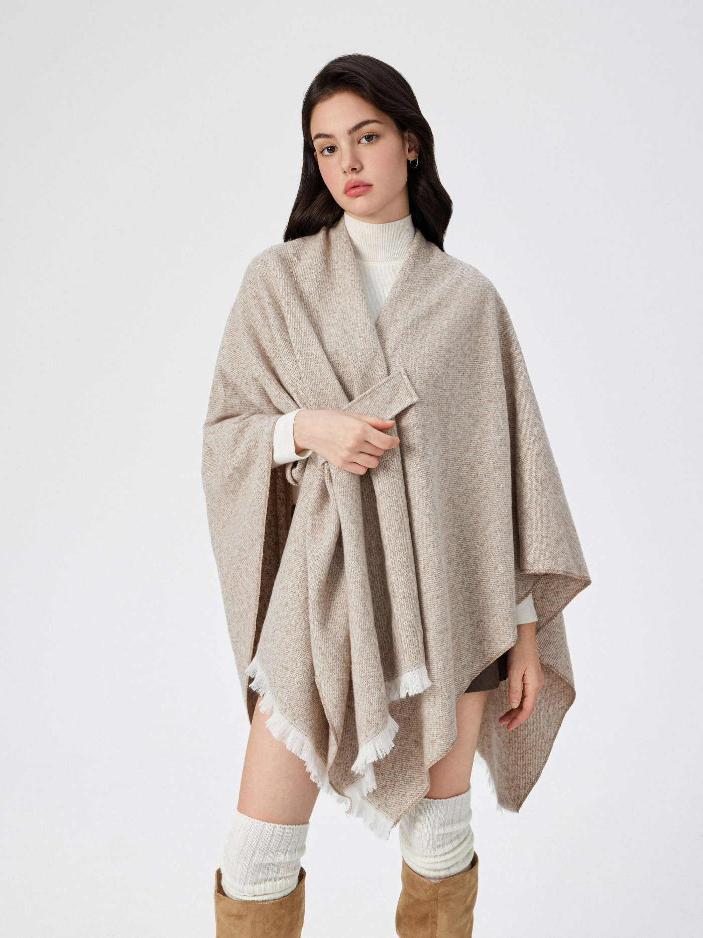 Off-shoulder Tartan Ruched Crop Top