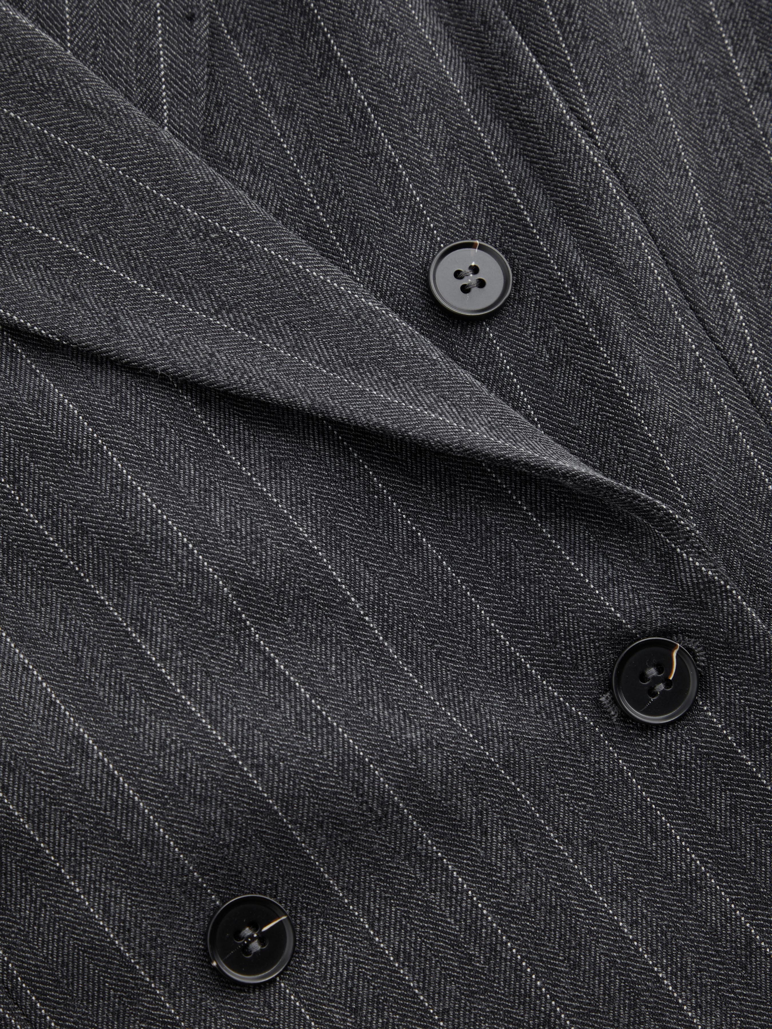 ilean ウールダブルブレスト　セットアップ(ストライプ) ilean ウールダブルブレスト セットアップ(ストライプ) ilean