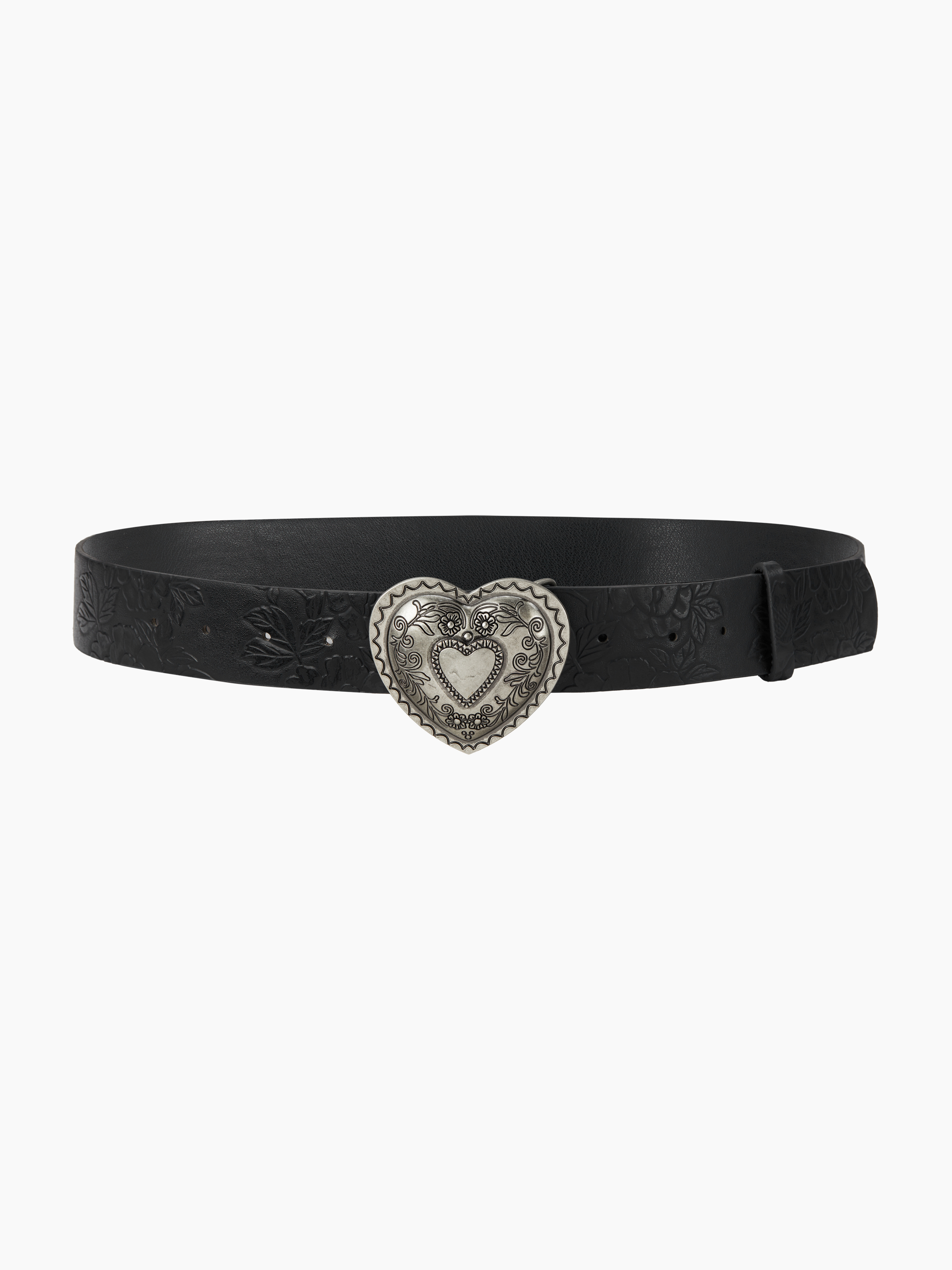 Heart Decor Metal Buckle Belt For Vacation Holiday Heart Decor Metal Buckle Belt For Vacation Holiday