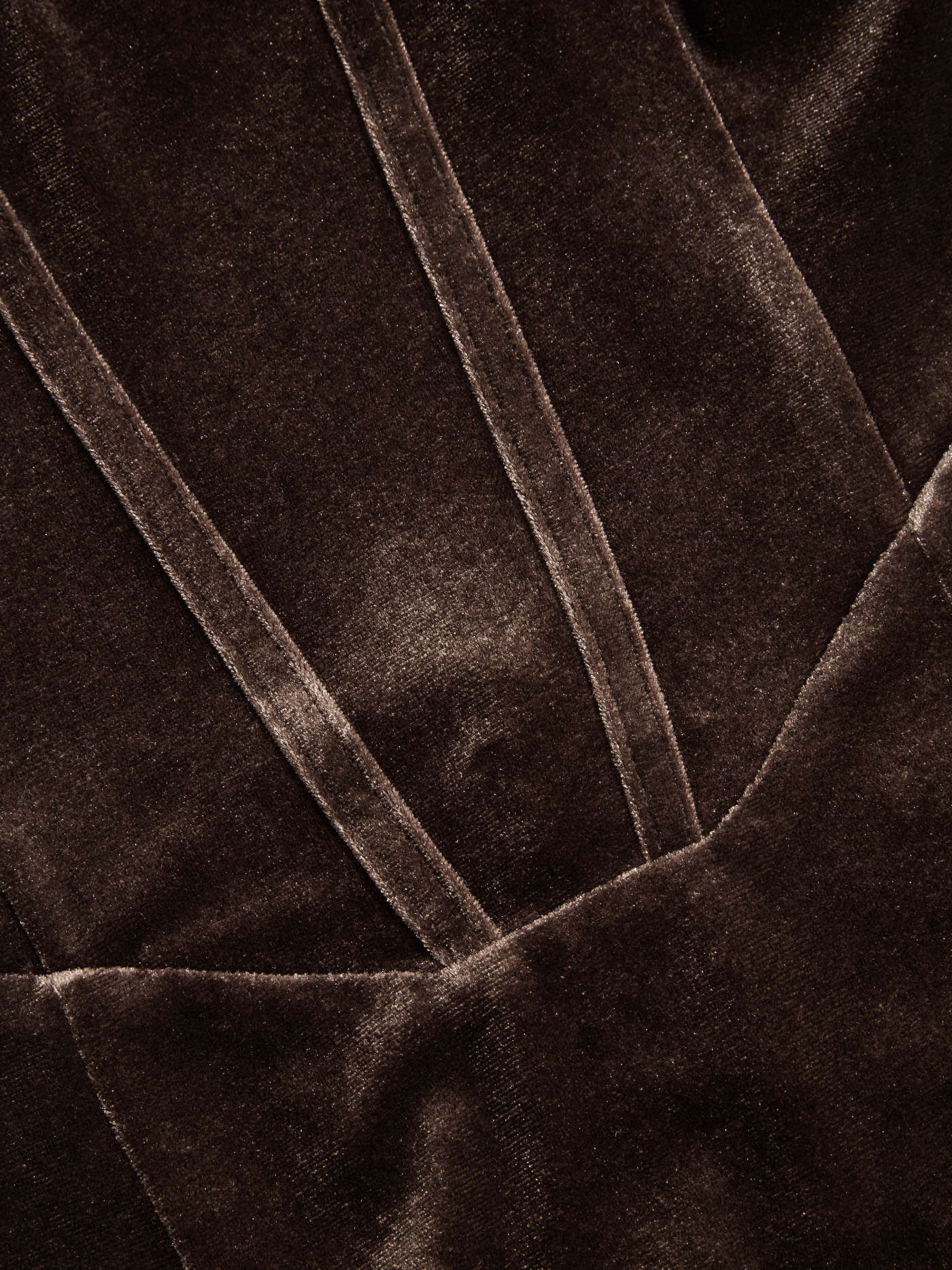 Velvet Velvet U-nekcline Corset Knotted Maxi Dress For Party/Clubbing