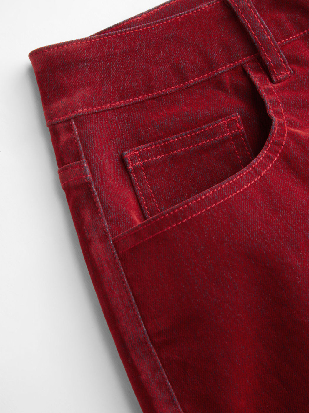 Stretch Cider Denim Mid Rise Wide Leg Jeans