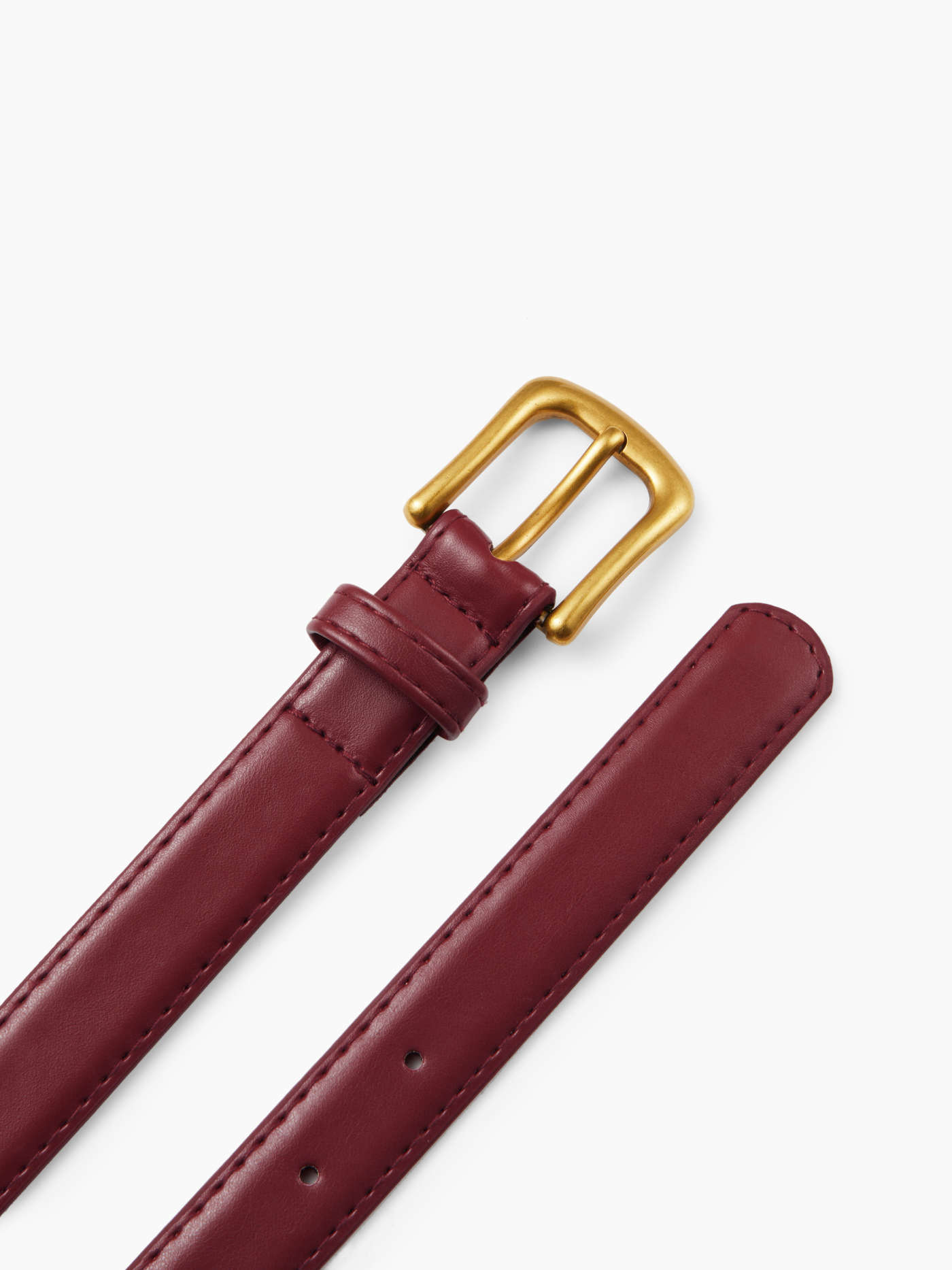 PU Leather CLASSIC BUCKLE BELT For Daily Casual Coffee Shop Work
