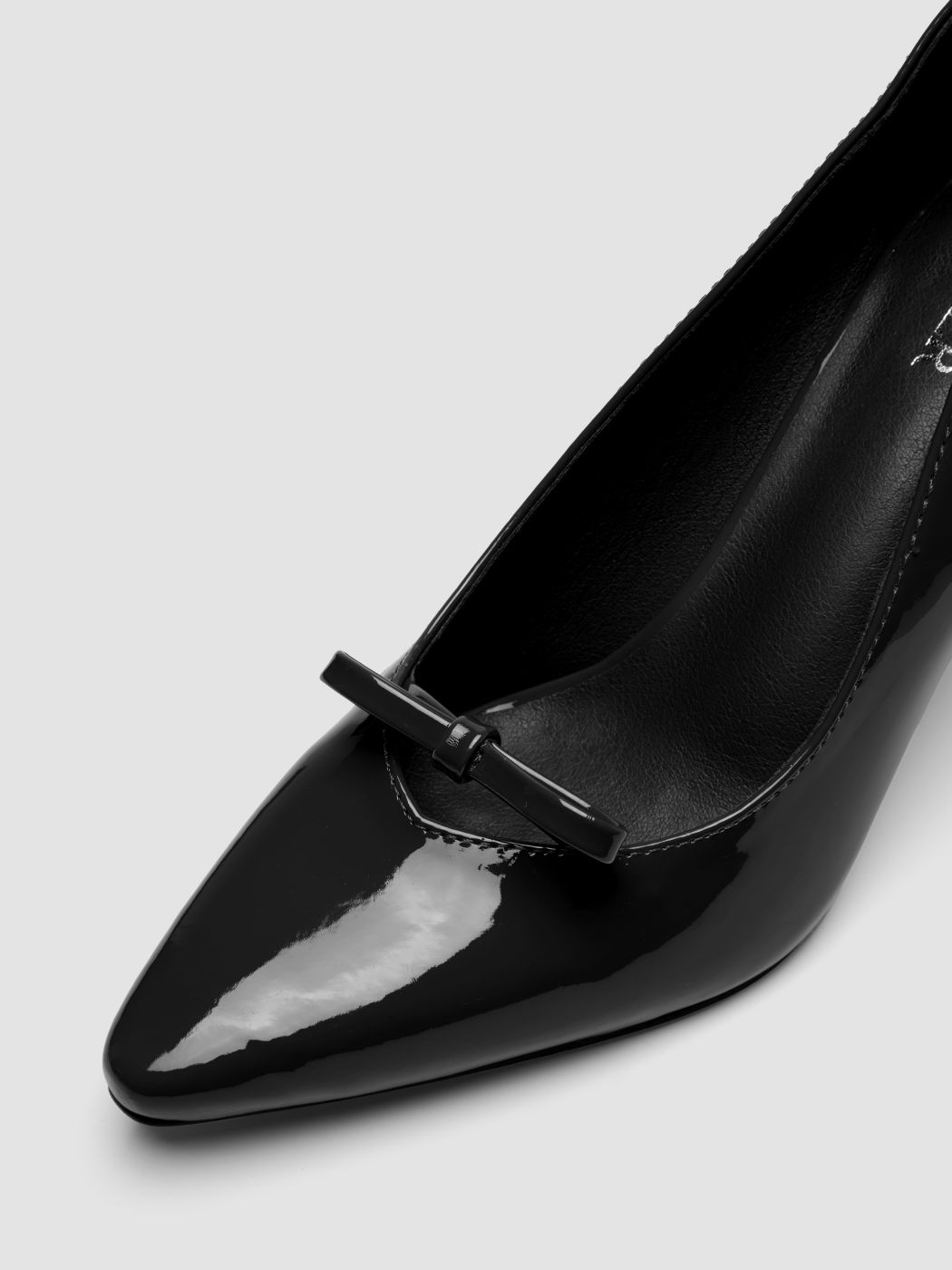 BOWKNOT DECOR POINTED TOE HEELS