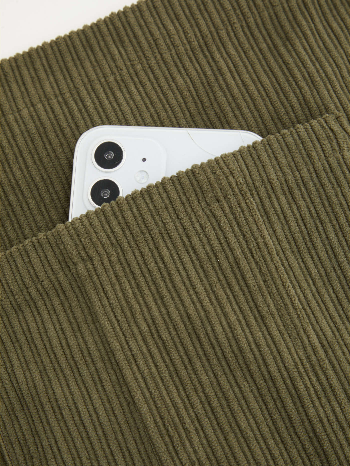 Corduroy Buckle Up Pinafore Mini Dress